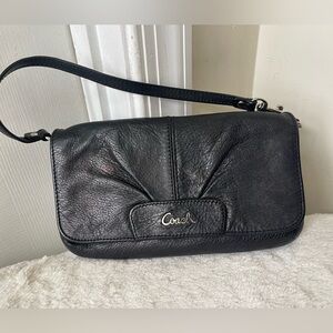 Coach Leather Bag/ wristlet EUC